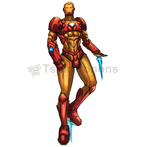 Iron Man T-shirts Iron On Transfers N4575 - Click Image to Close